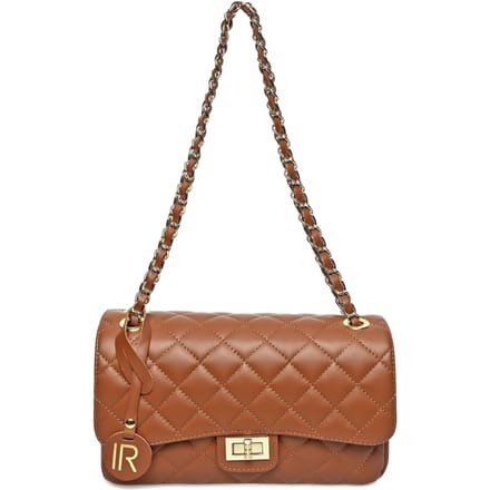 Isabella Rhea Brown Rundleer Tas