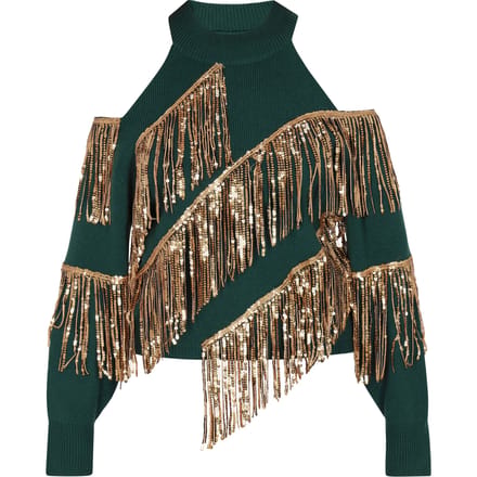 Faina Jumper Dames donkergroen