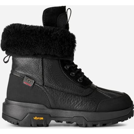 UGG® Adirondack Boot XXV for Women in Black, Size 8, Leather/Polyester/Wool