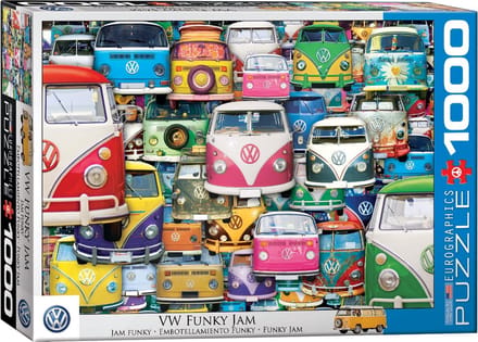 Eurographics & Volkswagen - VW Funky Jam - 1000 stukjes 68×48cm (b×h) - Legpuzzel