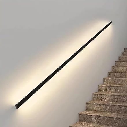 Led Trapleuning - Wandgreep Verlichting - Veilig Trap Lopen - Geïntegreerde Bewegingssensor - 100cm Lengte - Rvs Look
