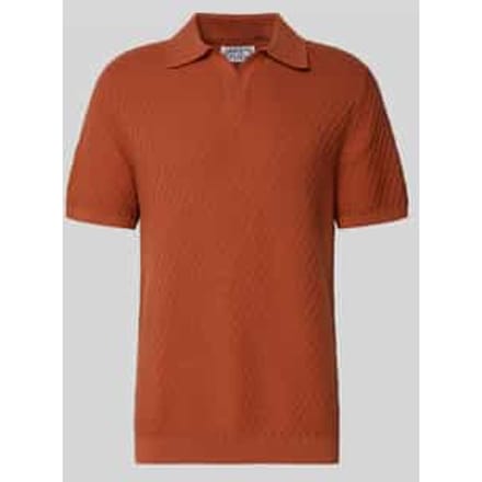 Poloshirt met polokraag en V-hals