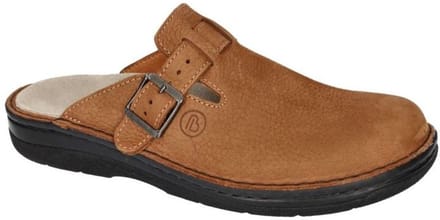 Berkemann -Heren - cognac/caramel - pantoffels & slippers - maat 41.5