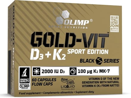 Gold-Vit D3+K2 2000IU - 60 caps