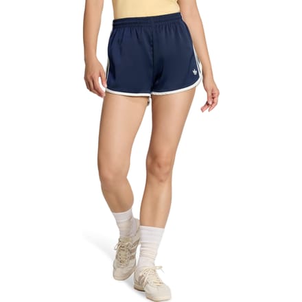 Adidas 3 stripes Korte Broeken Dames - Blauw - Maat XXS (26-28) - Poly Mesh