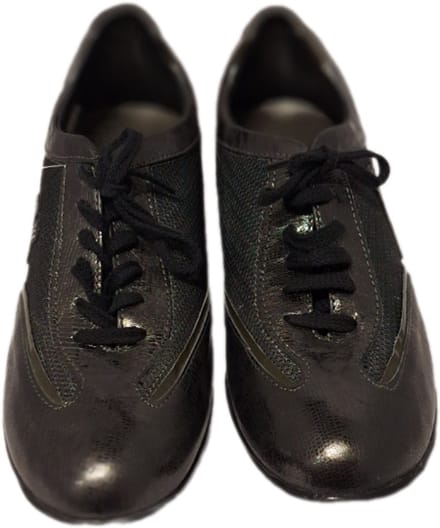 HORNET by Botticelli-LUXE SNEAKER -LEER&MESH-ANTRACITE-41