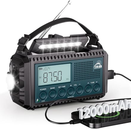 Bouwradio met Accu - Noodradio - DAB