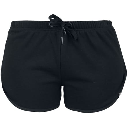 R.E.D. Rock-Engineered Design zwarte shorts met labelpatch en metalen detail - Dames - S