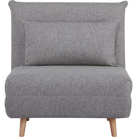 Slaapfauteuil Grijs - Berkenhout - Zithoogte 60cm - House Nordic