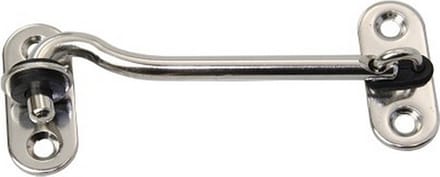 Stormhaak met anti-rammel systeem - RVS - 104 mm
