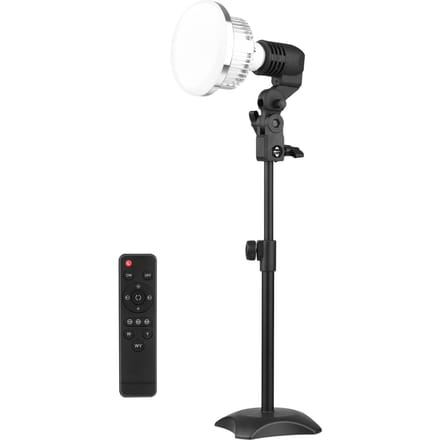 LED-verlichtingsset voor tafelfotografie met 85W gloeilamp dimbaar 3200K5500K + E27 fitting + EU Plug