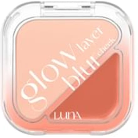 LUNA - Glow Layer Blur Cheek - 12 Types #01 Peach Shake