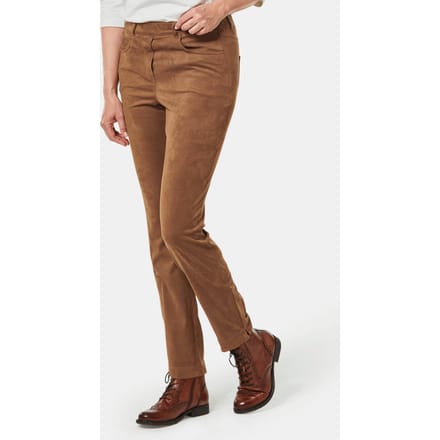 Goldner Broek in suède-look Bi-elastische broek in superzachte suède-look