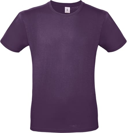 Classic E150 T-shirt B&C Collectie Urban Paars Maat M