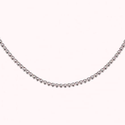 Bronzallure Tennis Necklace 3 Mm Stone WSBZ02534.WR-450 Brons 45