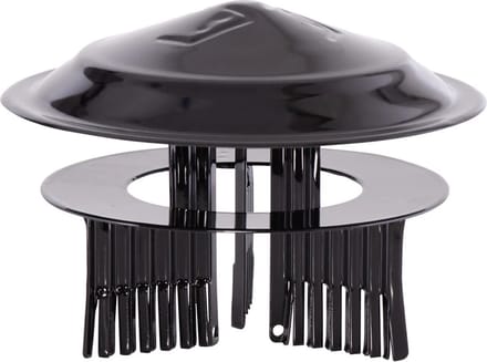 Regenkap Emaille Zwart 80-150mm voor Kachelpijp