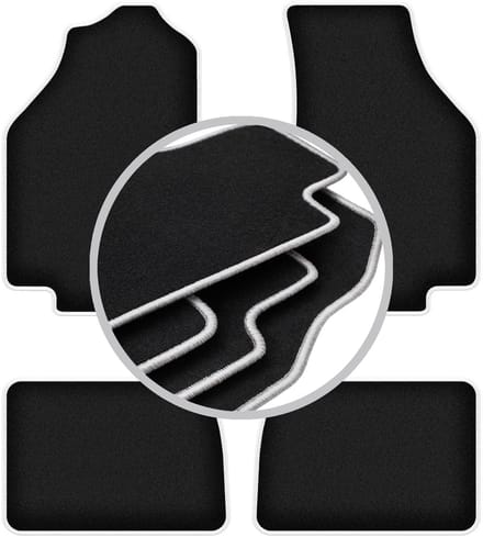 CARLUX-SILVER automatten voor: Honda Civic III hatchback (1983-1987)