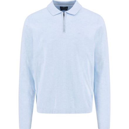 Fynch-Hatton Polo Zip Superflex Subtle Mélange New Breeze / male