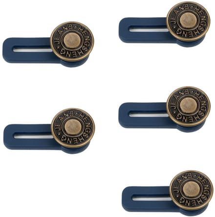 Tailleverlenger voor jeans, rokken en broeken, 5-pack