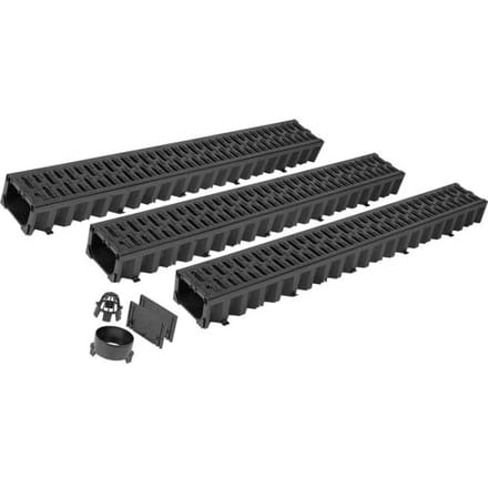 ACO Hexaline roostergootset 3m