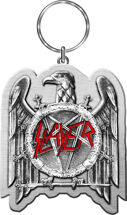 Slayer - Silver Eagle V2 Sleutelhanger - Zilverkleurig