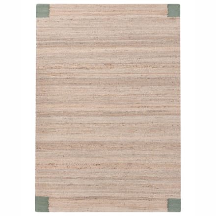 AMRAVATI - Vloerkleed - Beige/Groen - 160 x 230 cm - Jute