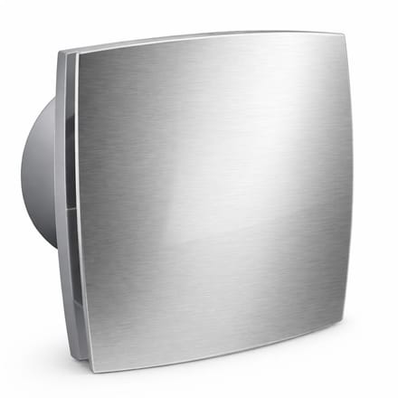 Badkamer ventilator timer 100 mm aluminium Silent