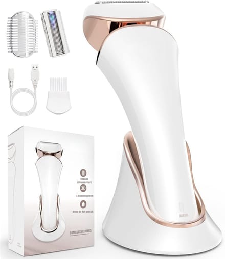 SCH® Bikinitrimmer - Trimmer - Wit/ Roze - 18cm x 13cm x 7cm