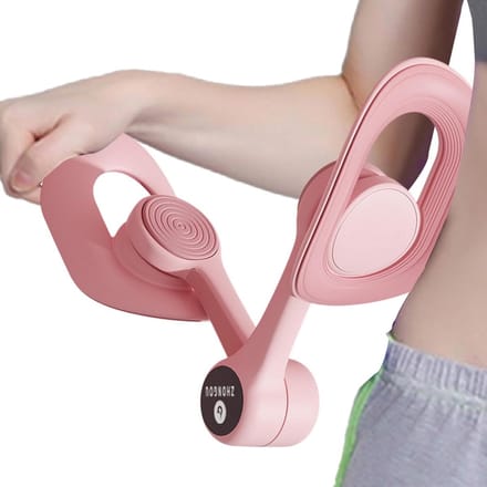 Dijtrainer Binnendijen - Heup Trainer - Lichaam Vormgeven - 360 Graden Rotatie - Compact Ontwerp - Roze