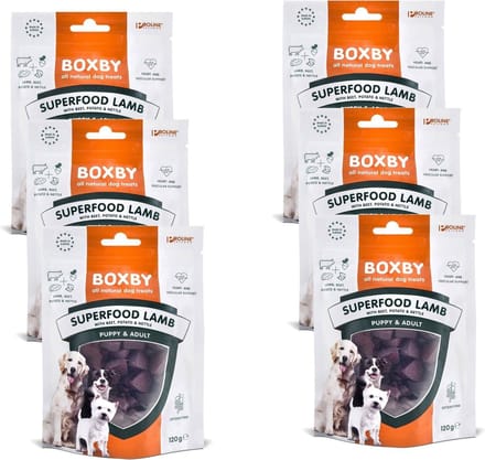 Proline Superfood 120 g - Hondensnacks - 6 x Zalm&Wortel&Thijm