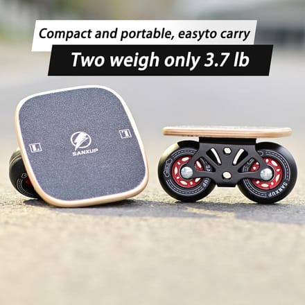 Freeskates Inlineskates met Split Skateboard Ontwerp voor Optimaal Vrijheidsgevoel