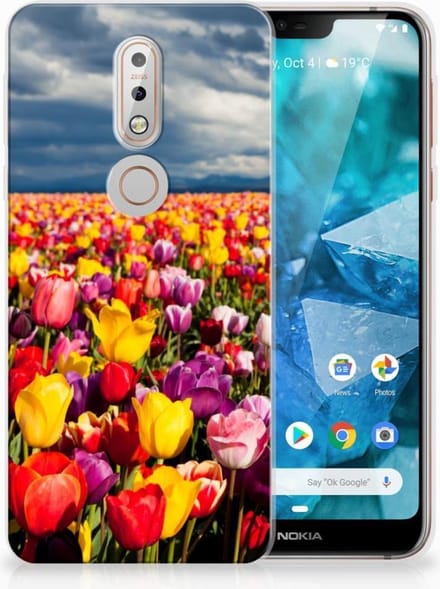 Nokia 7.1 TPU Case Tulpen