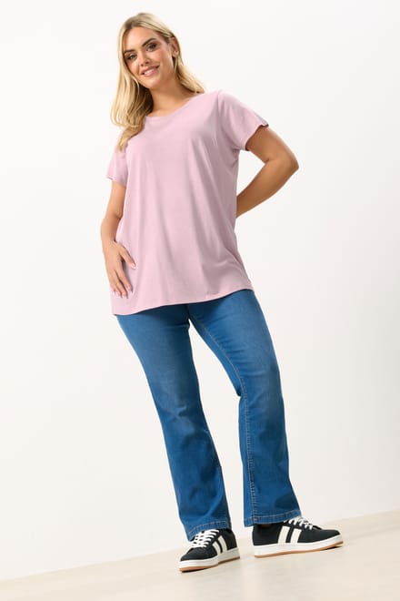 Yours Lichtroze Tshirt Size 50-52