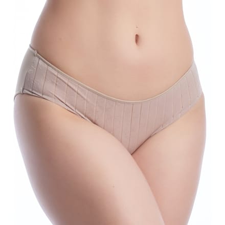 Dames Microfiber Bikini Onderstukken met Elegante Gestreepte Stof VANESA
