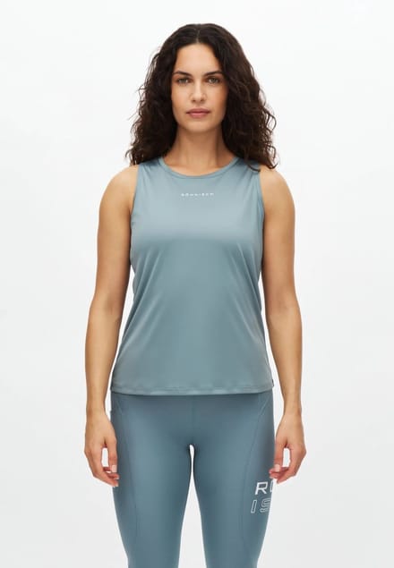 RÖHNISCH - team logo tank top - Training top dames - Turquoise-Groen