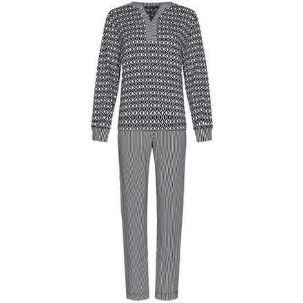 Pastunette Elegante zwart-wit pyjama Zwart vrouw 52