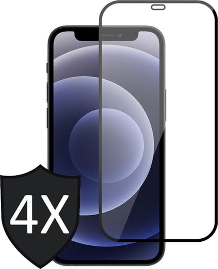 Screenprotector geschikt voor iPhone 13 - 4x FullGuard Screen Protector