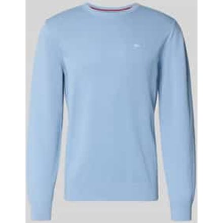 sweatshirt met ronde hals en gestikt logo