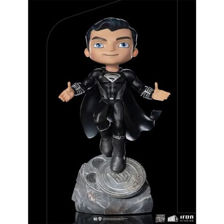 Iron Studios DC Comics Zack Snyder's Black Suit Superman Minico Figure