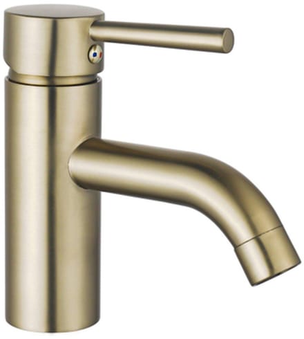 FugaFlow Eccelente Sobrado Badkamer Wastafelkraan - 14.6cm - opbouw - geborsteld messing PVD