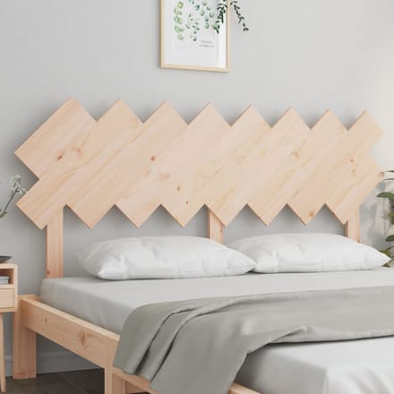 vidaXL - Hoofdbord - 159,5x3x80,5 - cm - massief - grenenhout