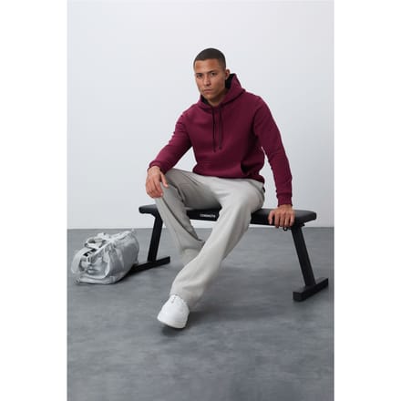 Heren Effen Hoody Sweatshirt Met Zak