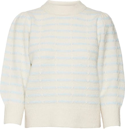 Vero Moda VmLeonor 3/4 O-Neck Pullover Birch WIT M