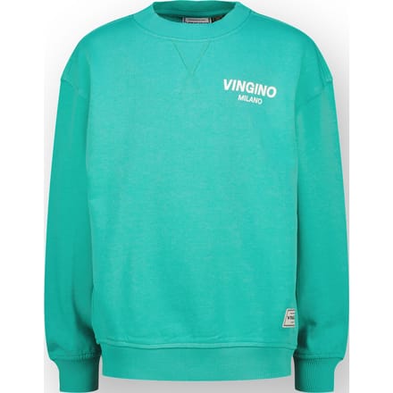 Vingino Boys Crewneck Basic Sweater Fearless Turquoise Größe: 8 | Strickjacken Outlet | kids | Cyan