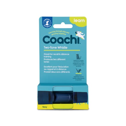 Coachi Two-Tone Whistle Hondenfluit - Hondenopvoeding - Navy
