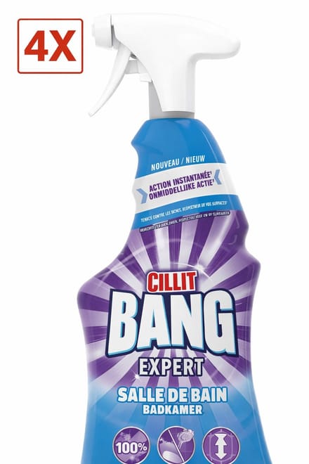 4 x Cillit Bang Badkamer Actieve Reiniger 720 ml