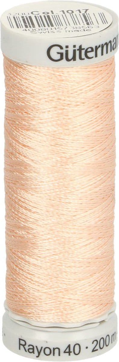 GÜTERMANN SULKY RAYON NR.40 2 ROLLETJES X 200M - 1017 ORANJE ROZE