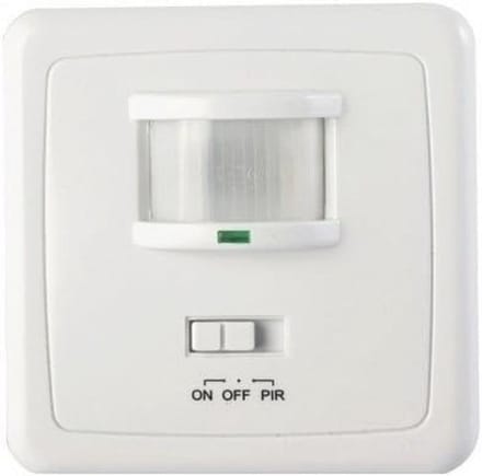 Bewegingssensor 140° voor inbouw met LED Ondersteuning en Regelbare Reactietijd