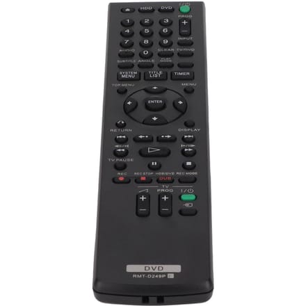 DVD Afstandsbediening Vervanging Recorder Speler Afstandsbediening voor RDRAT100 RDRAT200 HX680 HX780 HX980 black