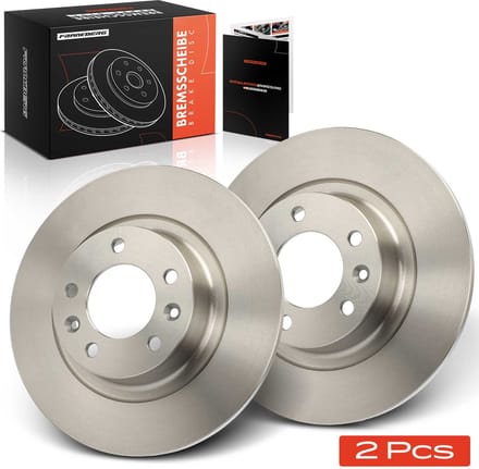 Frankberg 2x Remschijven Achteras voor Peugeot 407 Coupé 6C